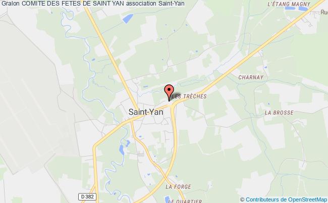 plan association Comite Des Fetes De Saint Yan Saint-Yan