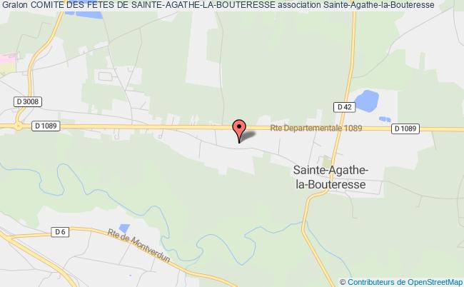 plan association Comite Des Fetes De Sainte-agathe-la-bouteresse Sainte-Agathe-la-Bouteresse