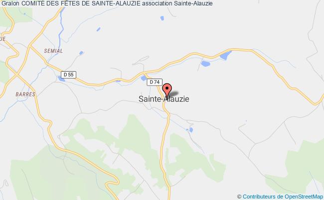plan association ComitÉ Des FÊtes De Sainte-alauzie Sainte-Alauzie