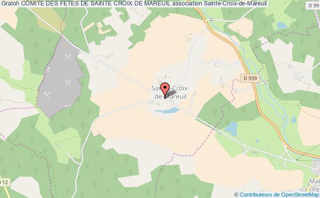 plan association Comite Des Fetes De Sainte Croix De Mareuil Sainte-Croix-de-Mareuil