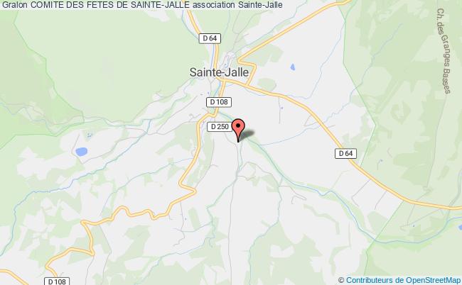 plan association Comite Des Fetes De Sainte-jalle Sainte-Jalle