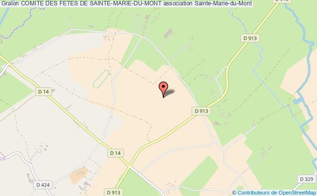 plan association Comite Des Fetes De Sainte-marie-du-mont Sainte-Marie-du-Mont
