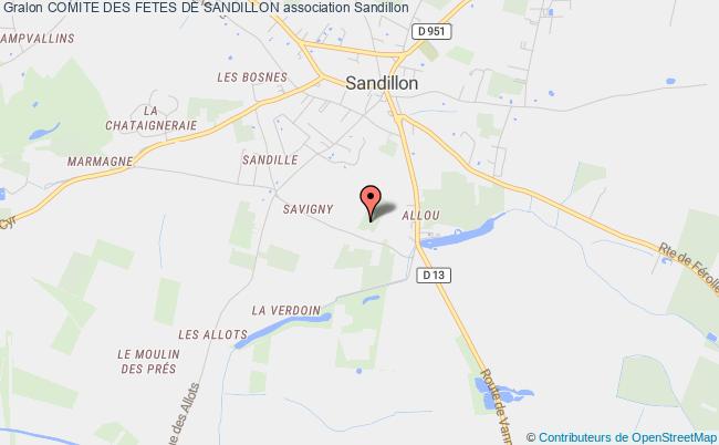 plan association Comite Des Fetes De Sandillon Sandillon