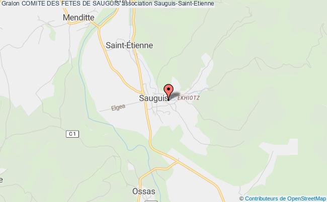 plan association Comite Des Fetes De Sauguis Sauguis-Saint-Étienne
