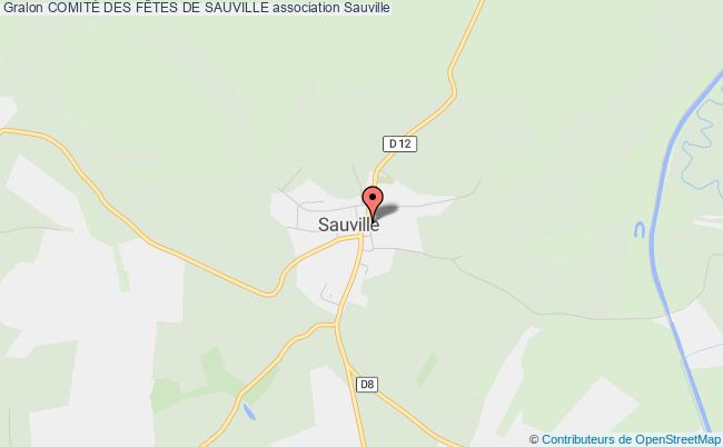 plan association ComitÉ Des FÊtes De Sauville Sauville