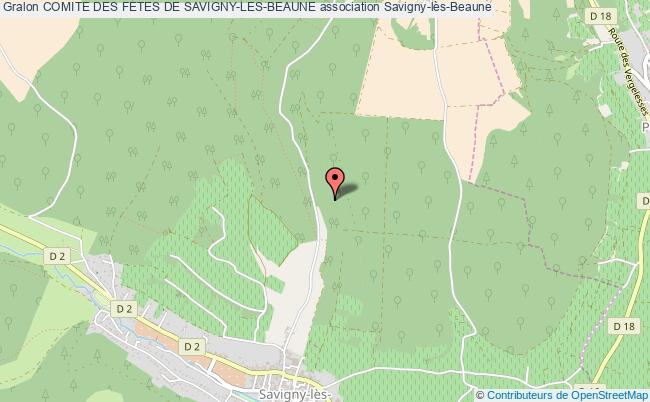 plan association Comite Des Fetes De Savigny-les-beaune Savigny-lès-Beaune