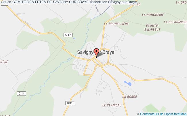plan association Comite Des Fetes De Savigny Sur Braye Savigny-sur-Braye