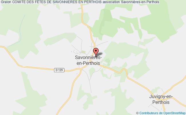 plan association Comite Des FÊtes De Savonnieres En Perthois Savonnières-en-Perthois