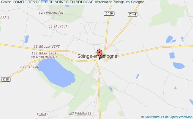plan association Comite Des Fetes De Soings En Sologne Soings-en-Sologne