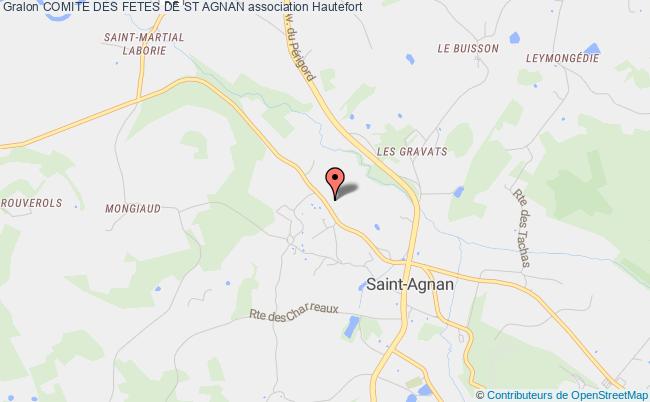 plan association Comite Des Fetes De St Agnan Hautefort