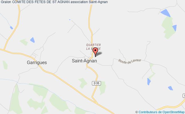 plan association Comite Des Fetes De St Agnan Saint-Agnan