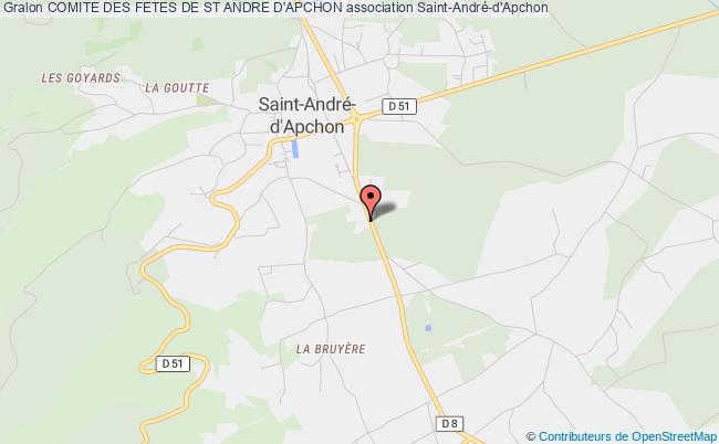 plan association Comite Des Fetes De St Andre D'apchon Saint-André-d'Apchon