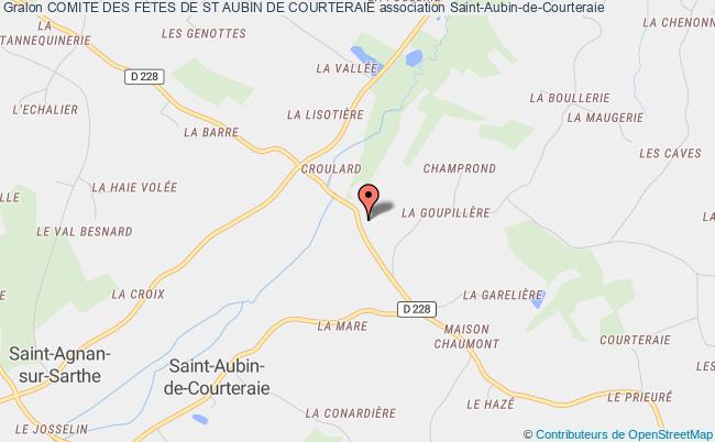plan association Comite Des Fetes De St Aubin De Courteraie Saint-Aubin-de-Courteraie