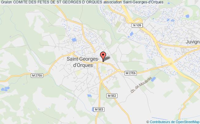 plan association Comite Des Fetes De St Georges D Orques Saint-Georges-d'Orques