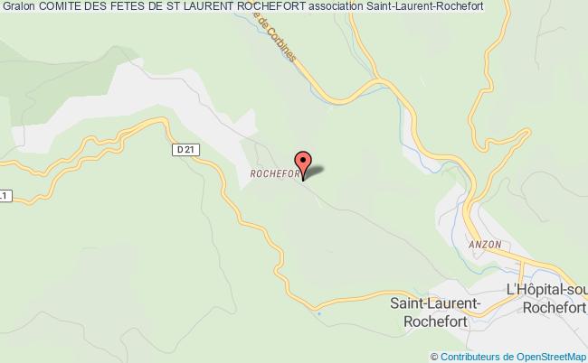 plan association Comite Des Fetes De St Laurent Rochefort Saint-Laurent-Rochefort
