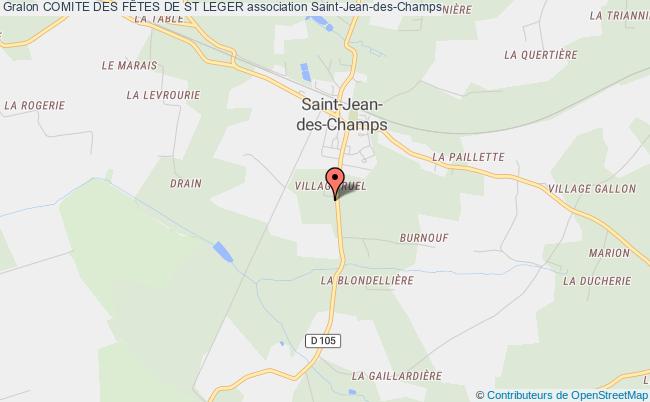 plan association Comite Des FÊtes De St Leger Saint-Jean-des-Champs