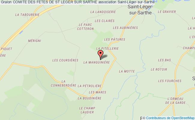 plan association Comite Des Fetes De St Leger Sur Sarthe Saint-Léger-sur-Sarthe