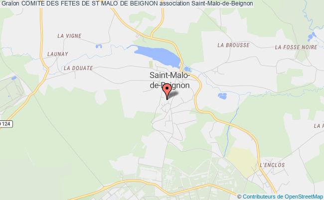plan association Comite Des Fetes De St Malo De Beignon Saint-Malo-de-Beignon