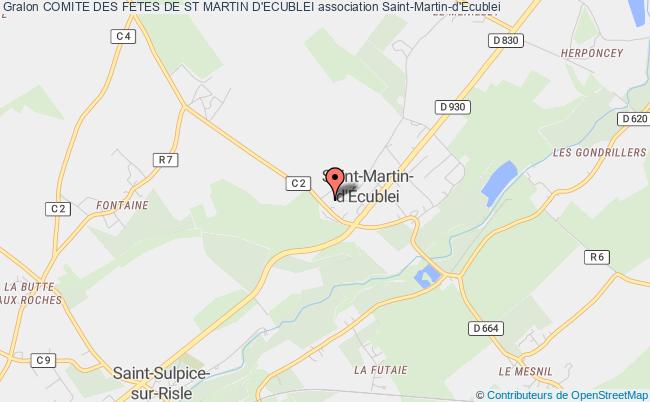 plan association Comite Des Fetes De St Martin D'ecublei Saint-Martin-d'Écublei