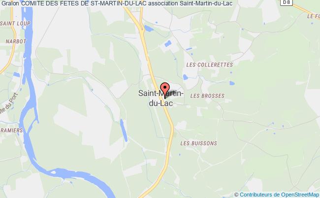 plan association Comite Des Fetes De St-martin-du-lac Saint-Martin-du-Lac