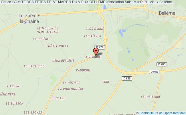 plan association Comite Des Fetes De St Martin Du Vieux Belleme Saint-Martin-du-Vieux-Bellême