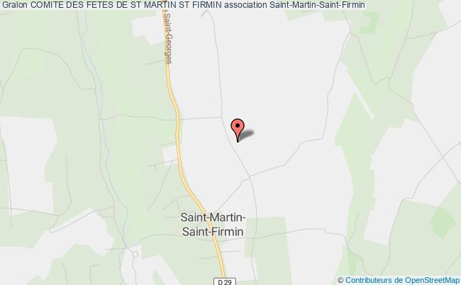 plan association Comite Des Fetes De St Martin St Firmin Saint-Martin-Saint-Firmin