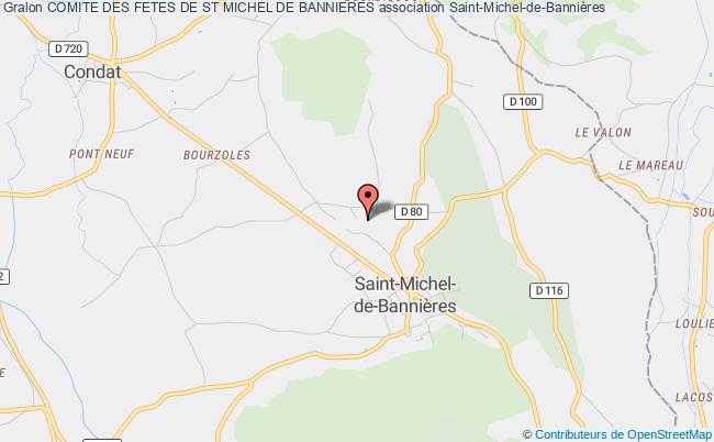 plan association Comite Des Fetes De St Michel De Bannieres Saint-Michel-de-Bannières