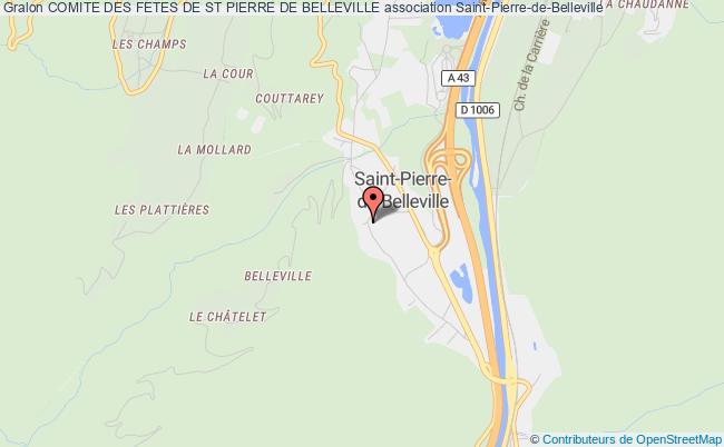 plan association Comite Des Fetes De St Pierre De Belleville Saint-Pierre-de-Belleville