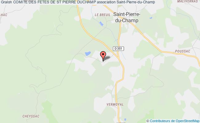 plan association Comite Des Fetes De St Pierre Duchamp Saint-Pierre-du-Champ