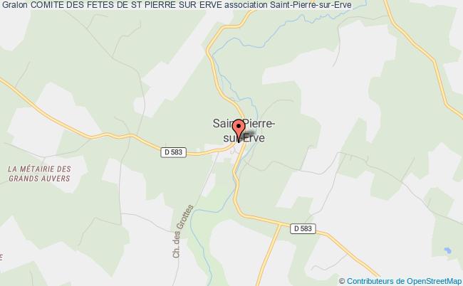 plan association Comite Des Fetes De St Pierre Sur Erve Saint-Pierre-sur-Erve