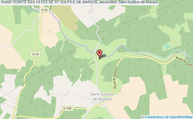 plan association Comite Des Fetes De St Sulpice De Mareuil Saint-Sulpice-de-Mareuil