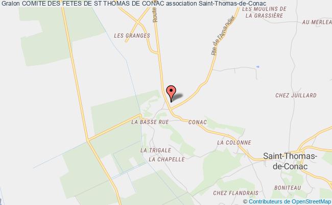 plan association Comite Des Fetes De St Thomas De Conac Saint-Thomas-de-Conac