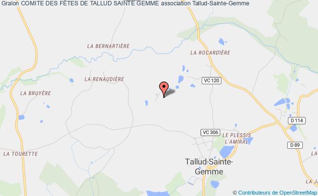plan association Comite Des FÊtes De Tallud Sainte Gemme Tallud-Sainte-Gemme