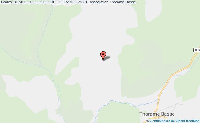 COMITE DES FETES DE THORAME-BASSE