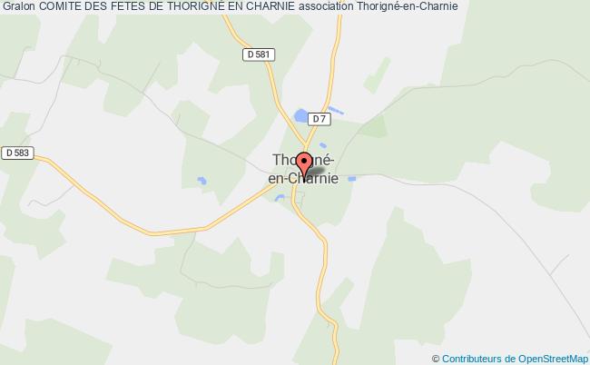 plan association Comite Des Fetes De ThorignÉ En Charnie Thorigné-en-Charnie