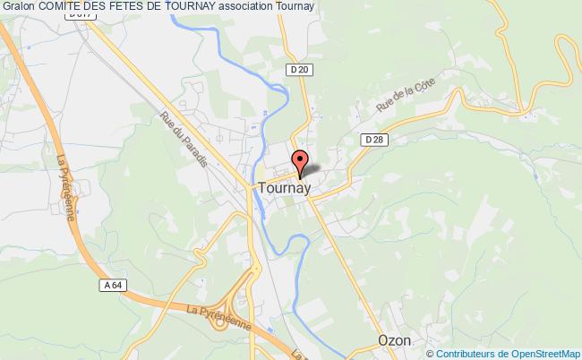 plan association Comite Des Fetes De Tournay Tournay