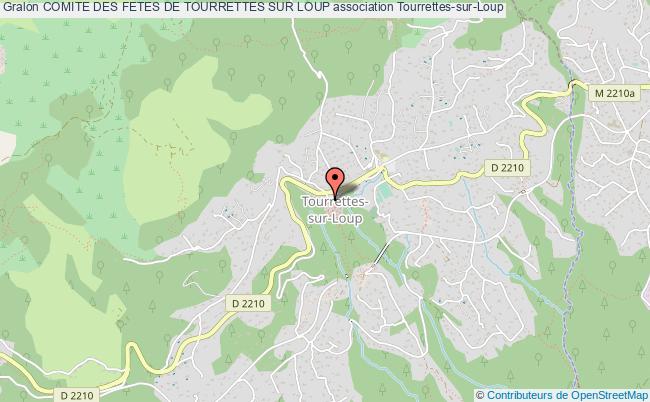 plan association Comite Des Fetes De Tourrettes Sur Loup 