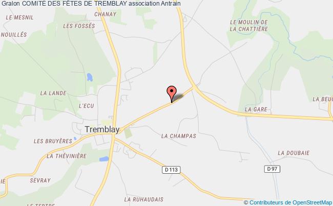 plan association ComitÉ Des FÊtes De Tremblay Val-Couesnon