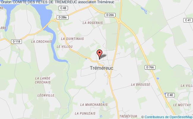 plan association Comite Des Fetes De Tremereuc Tréméreuc