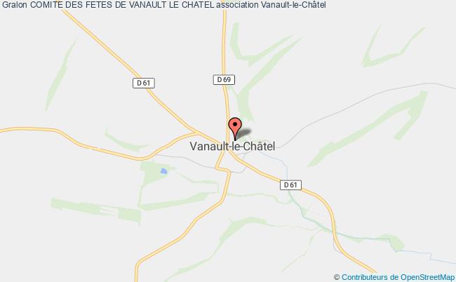 plan association Comite Des Fetes De Vanault Le Chatel Vanault-le-Châtel
