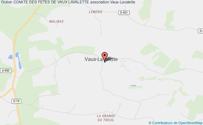 plan association Comite Des Fetes De Vaux Lavalette Vaux-Lavalette