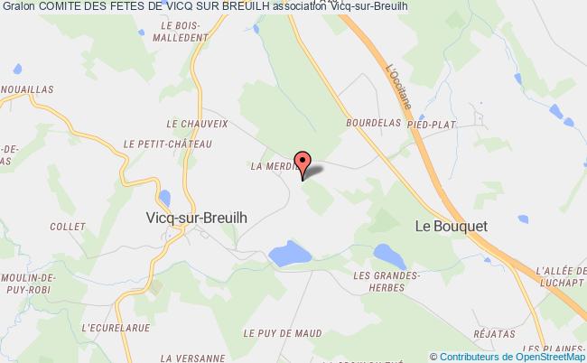 plan association Comite Des Fetes De Vicq Sur Breuilh Vicq-sur-Breuilh