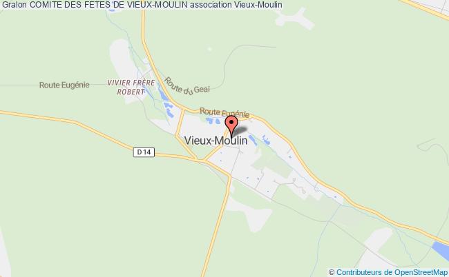 plan association Comite Des Fetes De Vieux-moulin Vieux-Moulin