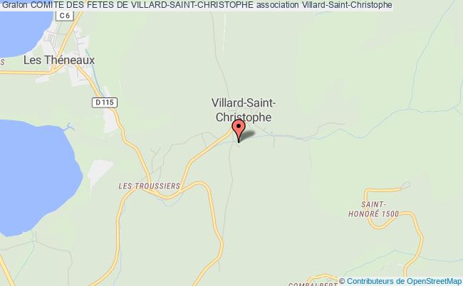 plan association Comite Des Fetes De Villard-saint-christophe Villard-Saint-Christophe