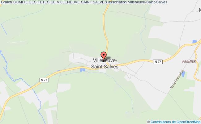 plan association Comite Des Fetes De Villeneuve Saint Salves Villeneuve-Saint-Salves