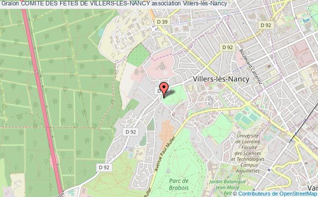plan association Comite Des Fetes De Villers-les-nancy Villers-lès-Nancy