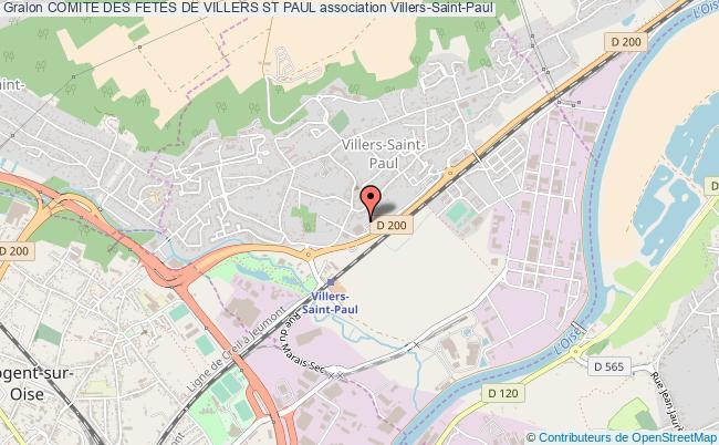 plan association Comite Des Fetes De Villers St Paul Villers-Saint-Paul