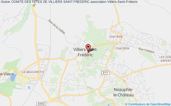 plan association Comite Des Fetes De Villiers Saint Frederic Villiers-Saint-Fréderic
