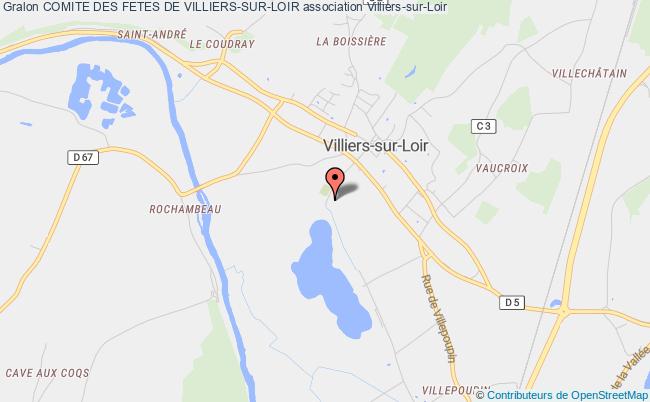 plan association Comite Des Fetes De Villiers-sur-loir Villiers-sur-Loir