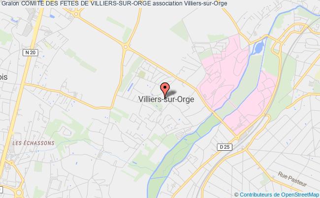 plan association Comite Des Fetes De Villiers-sur-orge Villiers-sur-Orge